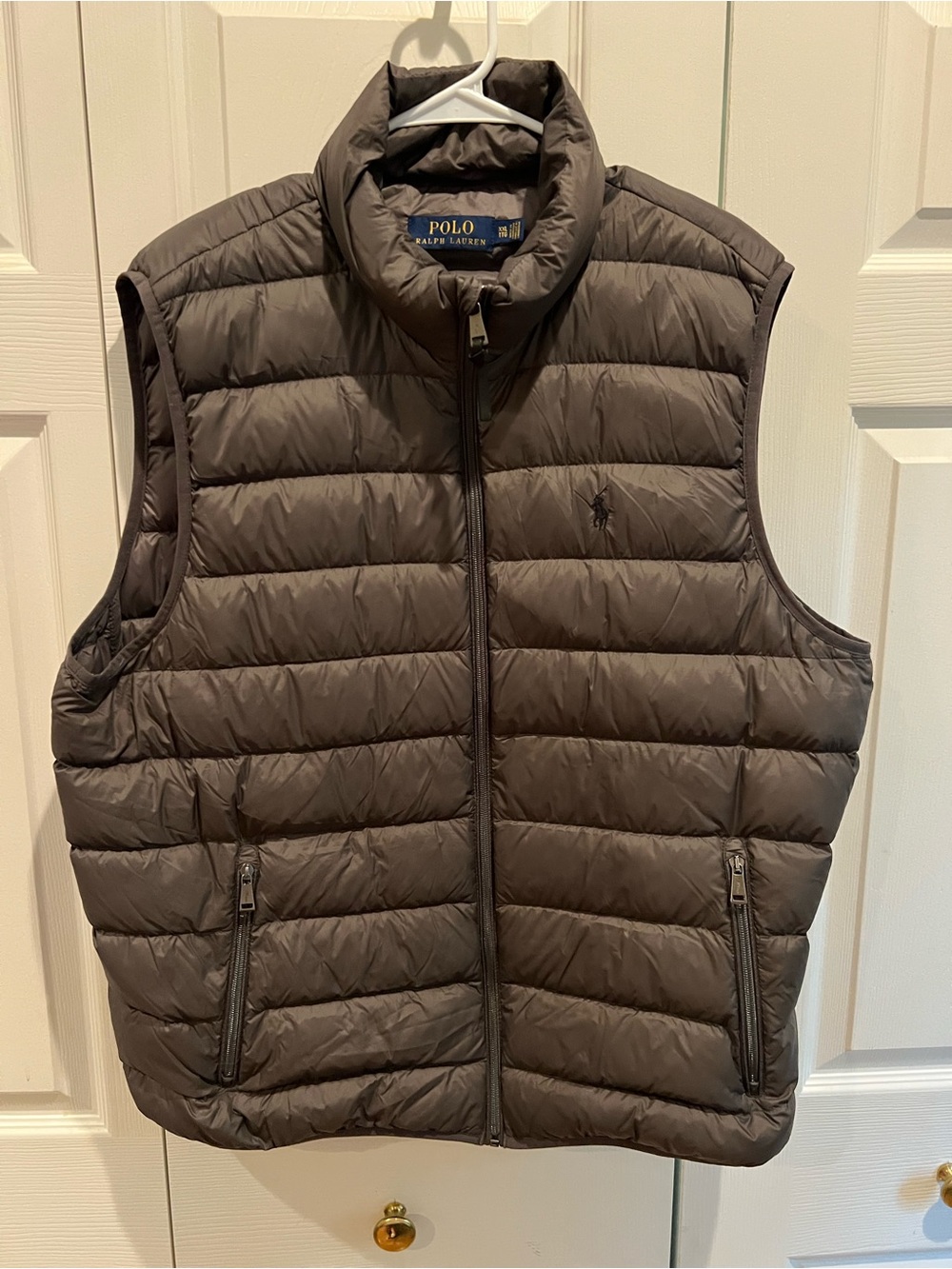 Ralph Lauren Dark Gray Quilted Puffer Vest